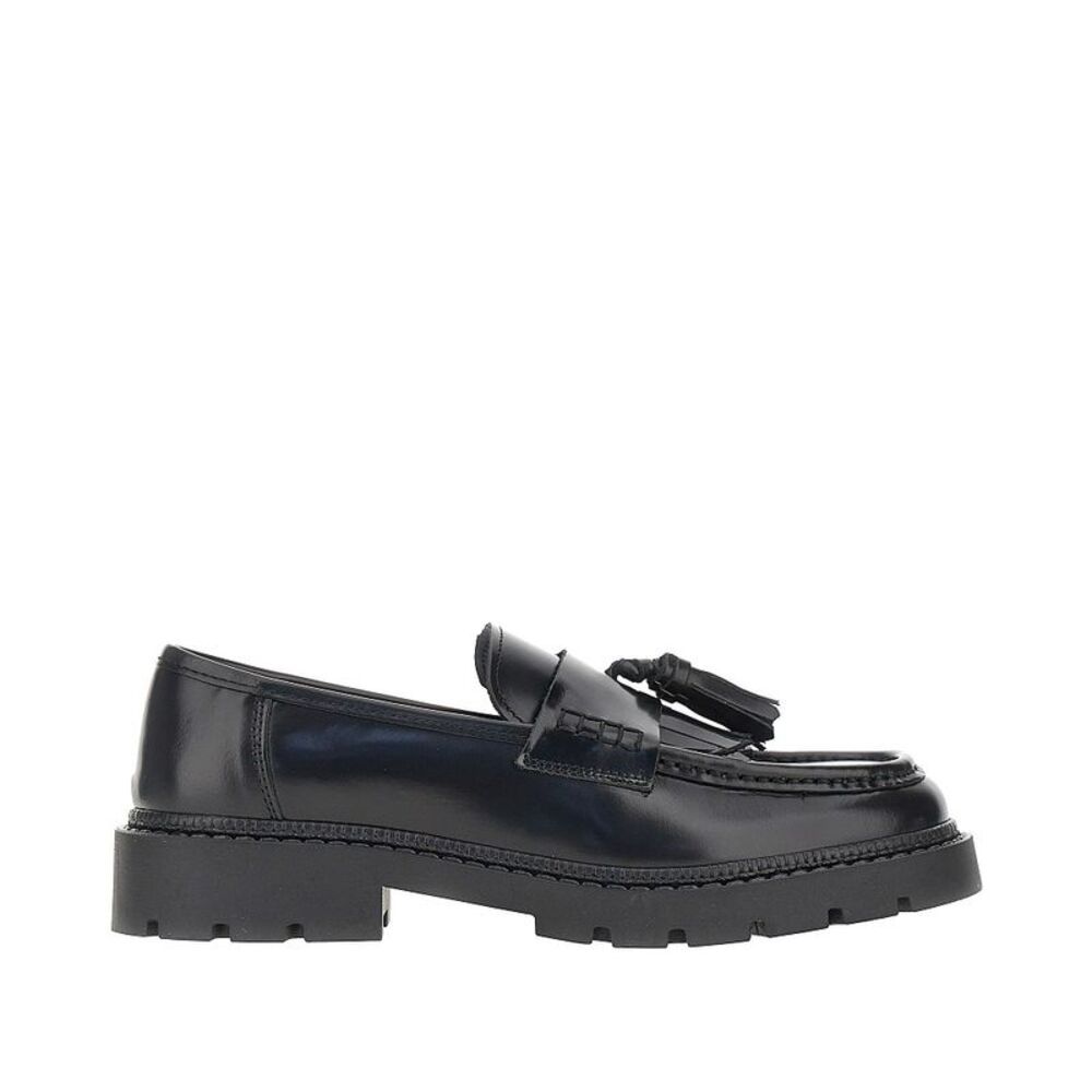 Bianco Men Leather Loafers With Tassels